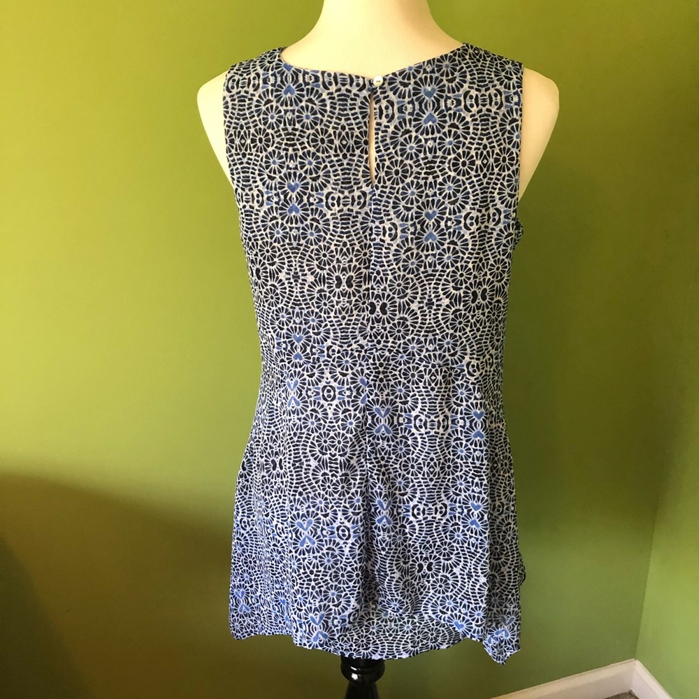 Fever sleeveless navy print tunic - Picture 2 of 7